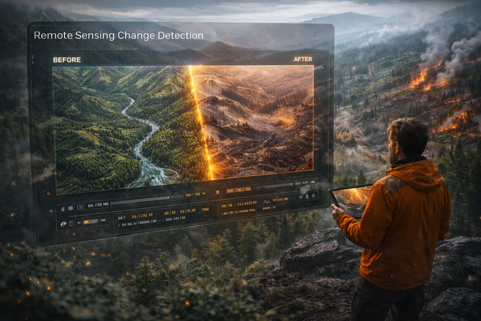 Change Detection in Satellite Imagery