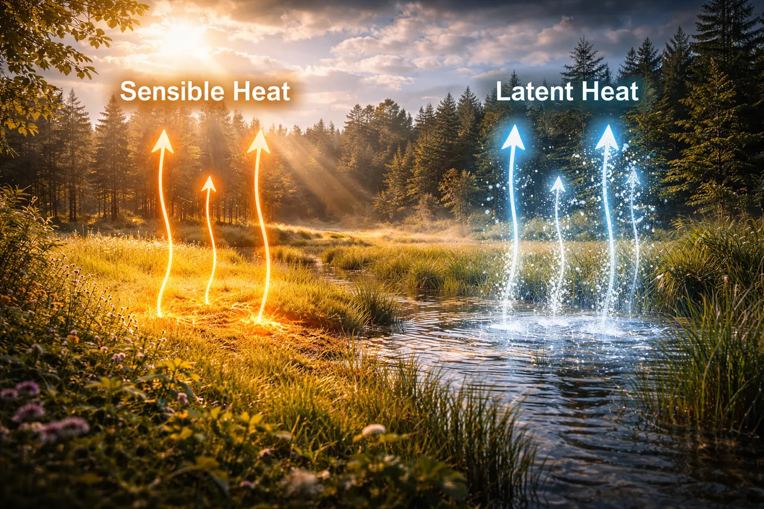 Sensible and Latent Heat Fluxes