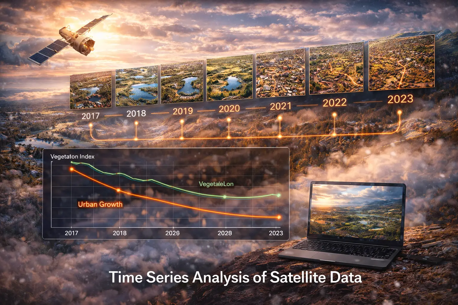 Time Series Analysis of Satellite Data