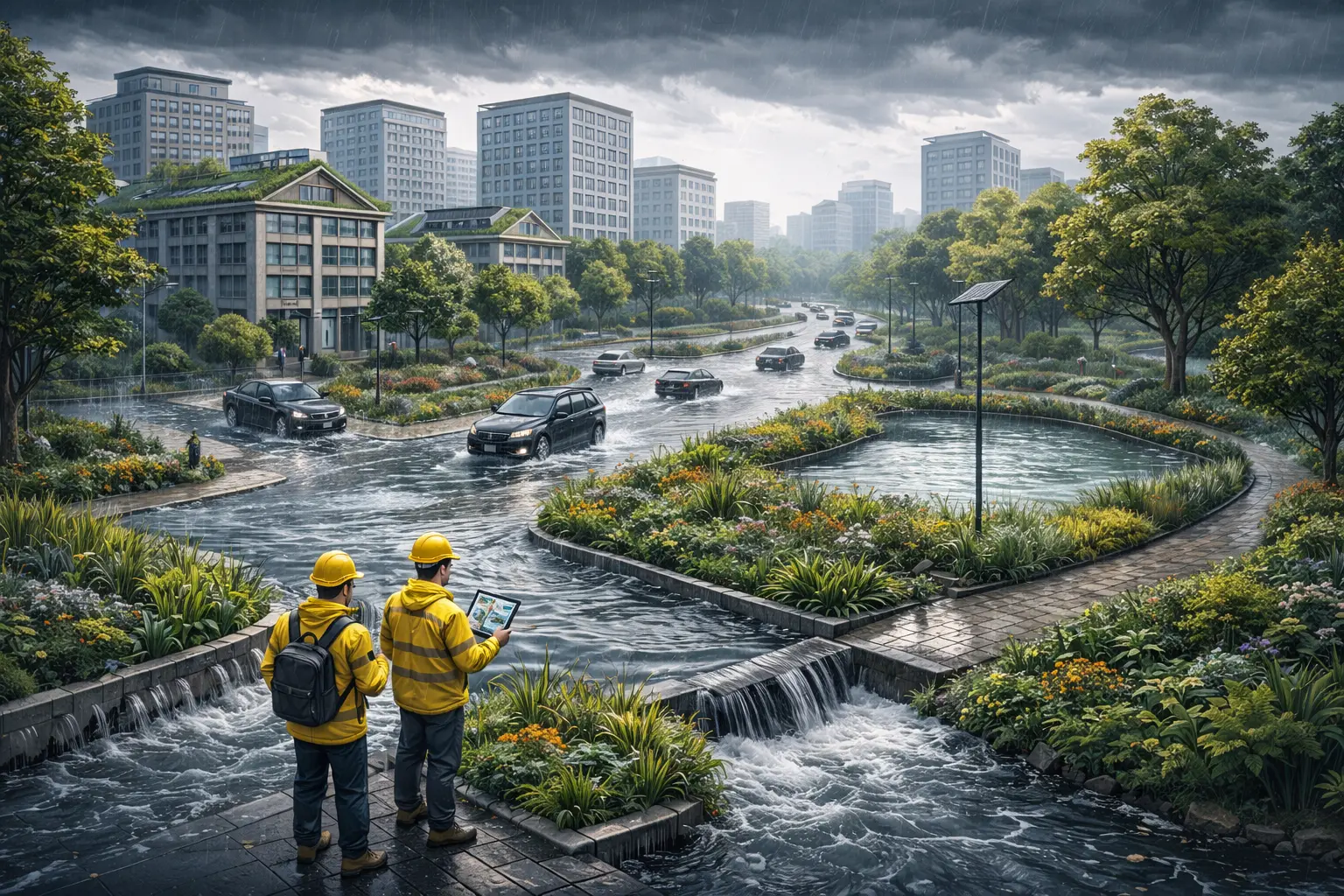 Urban Flood modelling and Green Infrastructure